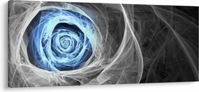 Tablou - Abstract Rose Blue (120x50 cm)