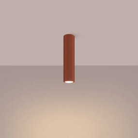 Spot Sollux SL.1627 KARBON 1xGU10/10W/230V 30 cm roșu