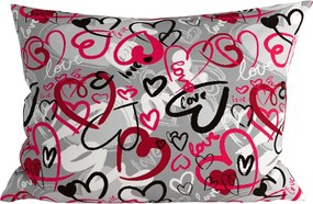 Fata de perna din policoton STREET LOVE POLY 70x90 cm, gri