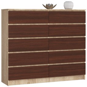 Comodă Keanu V (Stejar sonoma + wenge). 1069400