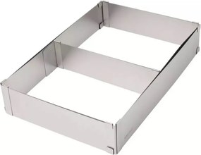 Resigilat: Forma de copt Kinghoff KH 1907, Reglabila 27,5-52,4 cm, Otel inoxidabil, Argintiu