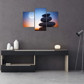 Tablou cu pietre suprapuse (90x60 cm)
