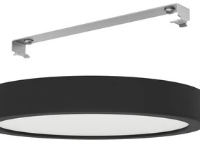 Eglo 900653 - Plafonieră LED pentru baie FUEVA, 17W/230V, neagră, IP44
