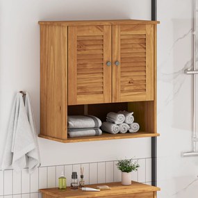 vidaXL Dulap Bathroom Montat pe Perete Pe perete VIGO maro miere
