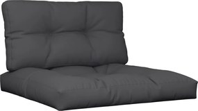vidaXL Perne de paleți, 2 buc., negru, material textil