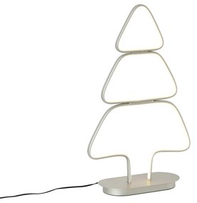 Lampă de masă de Crăciun din oțel, brad de Crăciun, incl. LED IP44 - Arbre