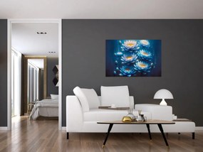 Tablou - Nuferi sub apă (90x60 cm)