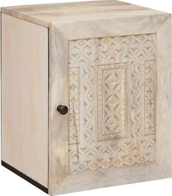 vidaXL Dulap de Baie cu depozitare Alb 38 x 33 x 48 cm Lemn compozit