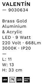 Aplica de perete LED design deosebit Valentin