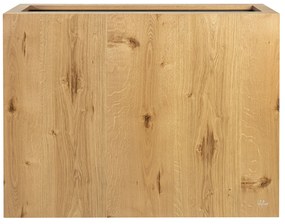 Ghiveci din lemn cu auto-irrigare TAMMI, dreptunghiular-înalt, mai multe variante - Hobby Flower Dimensiuni: 104 x 30 x 80, Culoare: stejar natural