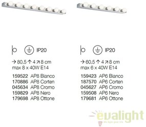 Aplica perete baie PRIVE AP6 crom 045627