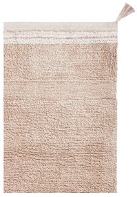 Covor roz deschis lavabil/țesut manual din bumbac 140x200 cm Bloom Rose – Lorena Canals