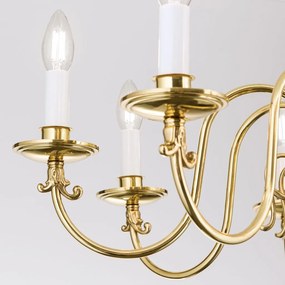 Candelabru 8 brate design clasic FLAMISCH, alama lucioasa