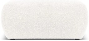 Taburet alb cu tapițerie din stofă bouclé Molino – Micadoni Home