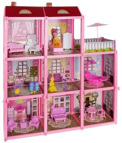 ShopJK CASĂ DE PĂPUȘI CU MOBILIER - 11410