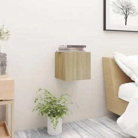 vidaXL Noptiere, stejar Sonoma, 30,5x30x30cm, lemn prelucrat