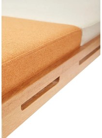 Bancă portocalie/crem Amber – Hübsch