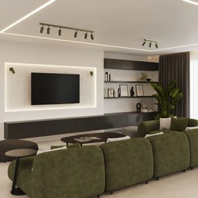 Spot Sollux SL.1502 RING 3xGU10/10W/230V verde