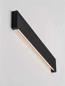 Aplica exterior negru liniara 60cm IP65 LED METRIC