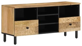 vidaXL Comodă TV, 100x33x46 cm, lemn masiv de mango