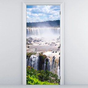 Fototapet pentru ușă - Cascade Iguassu (95x205cm)