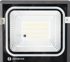 Aigostar -LED Proiector solar cu LED/50W/3,2V 1200mAh 3000K/4000K/6500K IP66 + telecomandă