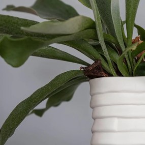 Vază albă din porțelan Ribbon – Mette Ditmer Denmark