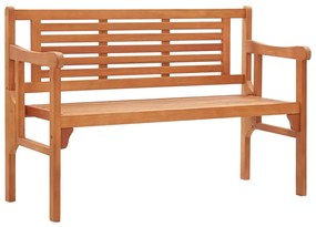 47293 vidaXL Bancă de grădină pliabilă, 120 cm, lemn masiv de eucalipt