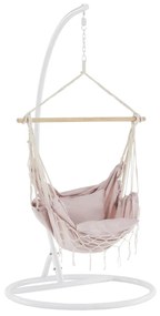 Fotoliu balansoar suspendabil, roz invechit, OFRAME
