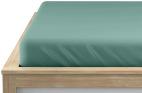 Cearsaf jersey EXCLUSIVE mentol 90x200cm, 100% bumbac