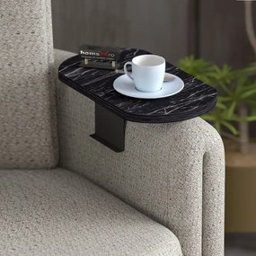 Masuta laterala, Verla Homs, negru, reglabila, 25041