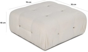 Taburette Bubble Pouffe Bej
