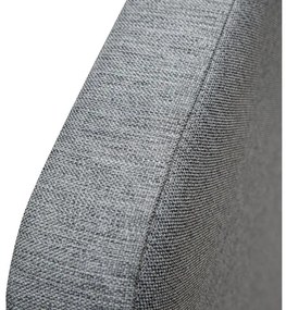 Pat tapitat MALMO 90x200 cm gri Saltele: Cu saltele Coco Maxi 23 cm