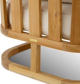 Fotoliu LUX pentru exterior din lemn de tec Aruba