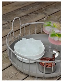 Coș de depozitare din sârmă din metal ø 38x18 cm Inu – Zone