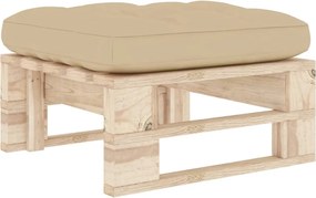 vidaXL Taburet de grădină din paleți, lemn de pin tratat