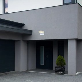 Aplică LED de exterior cu senzor Rabalux 77120 BATIDA LED/9W/230V IP54 alb