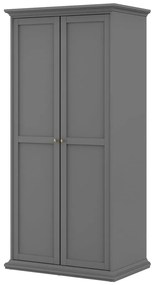 Șifonier gri 96x201 cm Paris – Tvilum