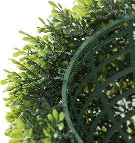 HOMCOM Set de 2 Sfere de Boxwood Artificiale, 50cm | Aosom Romania