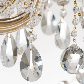 Candelabru de lux cristal Swarovski Maria Theresia-A 8L 24K gold plated
