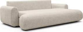 Canapea extensibilă pentru dormit Lotulis - chenille bej deschis Vibe 06