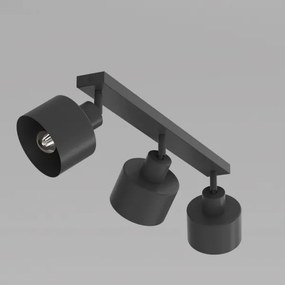 Corp de iluminat cu spoturi PARKLA 3xE27/15W/230V negru