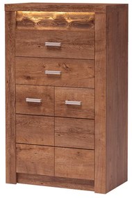 Comodă Indie 06 (cu iluminat LED) (Arin deschis). 1057766