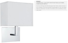 Aplica perete moderna Wall crom 5519CC SRT
