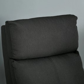 HOMCOM fotoliu recliner, 69x87x100,5cm, negru | AOSOM RO