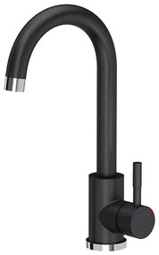 Samona - Baterie pentru chiuvetă 32 cm, granit/negru