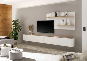 Set living 3 piese ~Vegas~ culoare alb-maro, in stil modern, 300 cm lățime