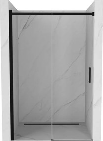 Mexen Omega uși de duș glisante 160 cm, transparente, negre - 825-160-000-70-00