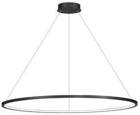 Lustr LED SATURNO 65W 230V, pr. 120 cm, IP44, antracit, pe cablu