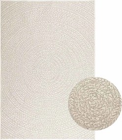 vidaXL Covor „ZIZUR” crem aspect iută pentru interior și exterior